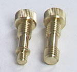Supplied screws — fine thread (left), coarse thread (right)