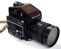 With a lens mounted