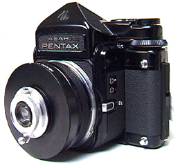 A Leitz Elmar on the Pentax 67
