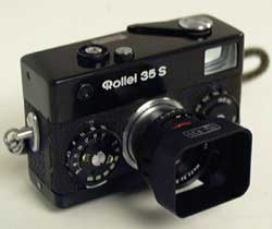 Fitted to a Rollei 35